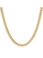 Naszyjniki męskie - ICED STUFF Łańcuszek Miami Cuban Link Złoty - miniaturka - grafika 1