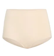 Majtki damskie - Majtki bawełniane z wysokim stanem Classico beżowe, Teyli - miniaturka - grafika 1