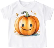 Koszulki dla dziewczynek - Koszulka z dynią DLA DZIECKA Z OKAZJI Dnia dyni w szkole - wzór dynia80 - miniaturka - grafika 1