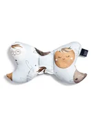 Kołdry i poduszki dla dzieci - La Millou Poduszka antywstrząsowa Angel's Wings organic jersey collection ( Fly me to the moon sky-velvet dark grey) - miniaturka - grafika 1