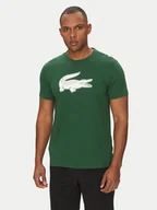 Koszulki męskie - Lacoste T-Shirt TH2042 Zielony Regular Fit - miniaturka - grafika 1