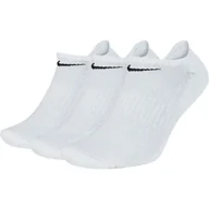 Skarpetki męskie - Skarpety Nike Everyday Cushioned 3Pack SX7673 100 białe 3-pak - miniaturka - grafika 1
