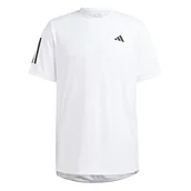Koszulki męskie - adidas Męski T-shirt (Short Sleeve) Club 3Str Tee, White, HS3261, XL - miniaturka - grafika 1