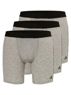 adidas Performance Obcisłe bokserki pakowane po 3 szt. Mężczyźni Bawełna szary marmurkowy, S - Majtki męskie - miniaturka - grafika 1