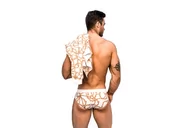 Kąpielówki męskie - Kąpielówki Ergo Gold Biało-Złoty (Rozmiar M) - miniaturka - grafika 1