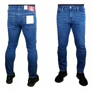 Calvin Klein 026 jeansy męskie Slim J30J311916 niski stan orygin. -W30/L32 - Spodnie męskie - miniaturka - grafika 1