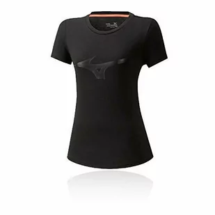 Mizuno Damska koszulka sportowa RB, czarna, średnia - Koszulki i topy damskie - miniaturka - grafika 1