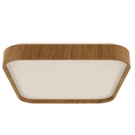 Lampy sufitowe - Plafon do łazienki 4161 Ideus LED 24W 4100K drewniany IP44 brązowy - miniaturka - grafika 1