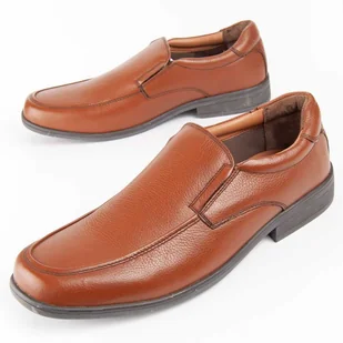 Purapiel Mokasyn Confore8 Br?zowy - Mokasyny męskie - miniaturka - grafika 1