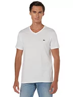 Koszulki męskie - Lacoste Koszulka męska Th6710, biały, 4XL - miniaturka - grafika 1