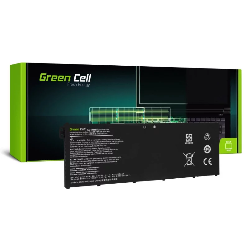 Green Cell Bateria AC14B3K AC14B8K do Acer Aspire 5 płatności online szybka bezpieczna dostawa lub możliwość darmowego odbioru w 22 miastach AC72