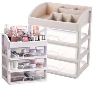 Szkatułka Organizer Na Kosmetyki Szuflady Xxl D618 - Kosmetyczki, organizery i kuferki - miniaturka - grafika 1