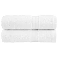 Ręczniki - vidaXL Ręczniki premium SOLUND, 2 szt., białe, 50x100 cm, 600 g/cm² - miniaturka - grafika 1