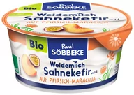 Kefiry, jogurty, maślanki - KEFIR KREMOWY BRZOSKWINIA - MARAKUJA BIO 150 g - SOBBEKE - miniaturka - grafika 1