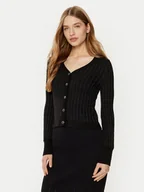 Swetry damskie - Guess Kardigan W5RR05 Z3KT0 Czarny Regular Fit - miniaturka - grafika 1