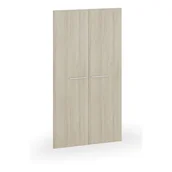 Inne meble biurowe - Drzwi skrzydłowe PRIMO, para, wysokość 1393 mm, dąb naturalny - miniaturka - grafika 1