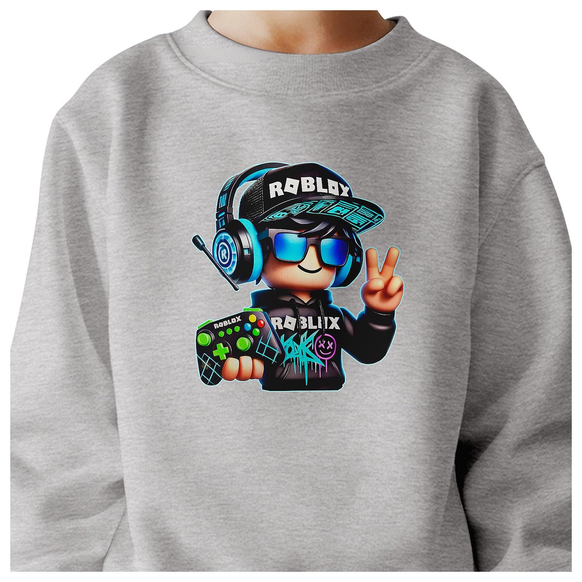 BLUZA DZIECIĘCA ROBLOX GRACZ DLA CHŁOPCA DZIEWCZYNKI 122-128