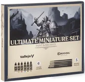 Akcesoria i części modelarskie - Vallejo: 72206 - Game Color - Ultimate Miniature Set - Paint & Brushes - miniaturka - grafika 1