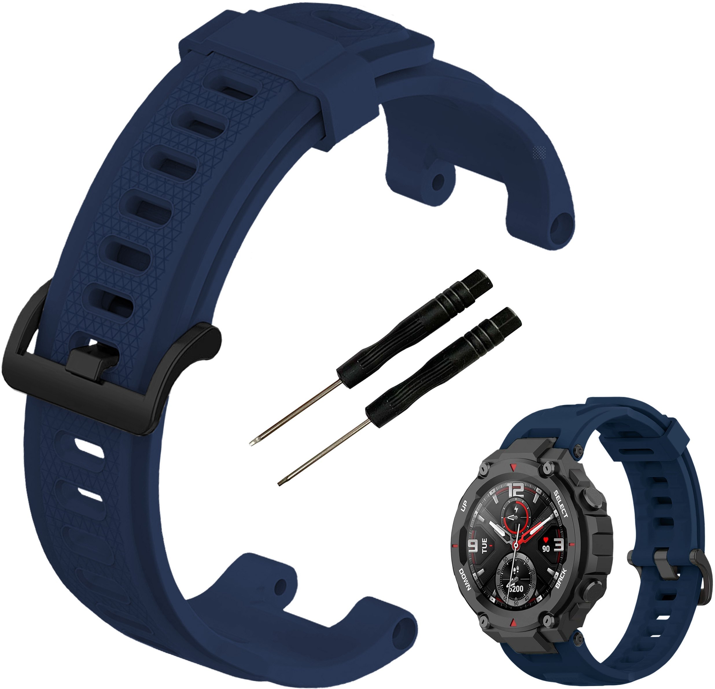 ChronSmarta Pasek ChronSmarta do smartwatch'a Amazfit T-Rex / T-Rex Pro Granatowy