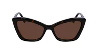 Okulary przeciwsłoneczne - KARL LAGERFELD KL6105S Okulary przeciwsłoneczne, ciemny żółw, jeden rozmiar dla kobiet, Ciemny Żółw, rozmiar uniwersalny - miniaturka - grafika 1