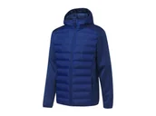 Kurtki i kamizelki sportowe męskie - CRIVIT Męska kurtka hybrydowa z kapturem (S (44-46), Niebieski) - miniaturka - grafika 1