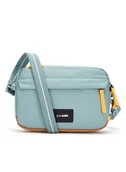 Torby męskie - Antykradzieżowa torba na ramię Pacsafe Go Anti-Theft Crossbody Bag - fresh mint - miniaturka - grafika 1
