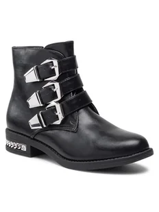 Deezee Botki WS5168-02 Czarny - Botki damskie - miniaturka - grafika 1