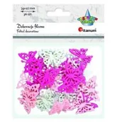 Zabawki kreatywne - Titanum Dekoracje filcowe motyle 36 szt. 395986 - miniaturka - grafika 1