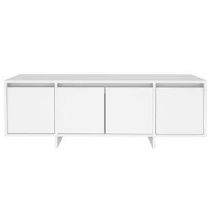 Lumarko Szafka TV, biała, 120x30x40,5 cm, płyta wiórowa - Szafki RTV - miniaturka - grafika 7