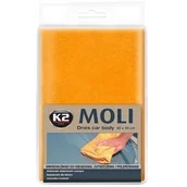 Akcesoria do mycia samochodu - K2 MIKROWŁÓKNO OSUSZAJĄCE MOLI Mikrowłókno rozm 40x40cm, do osuszania karoserii, niezwykle chłonne, grube i trwałe - szt - miniaturka - grafika 1