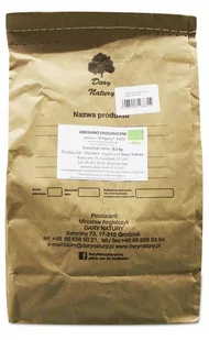 Dary Natury HORECA - pozostałe OREGANO BIO 500 g - HORECA BP-5903246868715 - Przyprawy i zioła sypkie - miniaturka - grafika 1