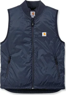 Carhartt Kamizelka Carhartt Shop Vest Navy - Kamizelki męskie - miniaturka - grafika 1