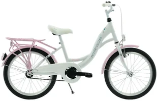 Rower 20 Kands DIANA biało-różowy połysk rama 13" - Rowery - miniaturka - grafika 1