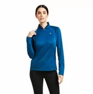 Koszulki sportowe damskie - Ariat Bluzka damska SUNSTOPPER 2.0 - blue opal - miniaturka - grafika 1