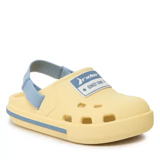Buty dla dziewczynek - Sandały RIDER - Drip Babuch Baby 11792 Yellow/Blue 20033 - grafika 1
