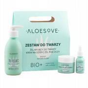 Żele do mycia twarzy - ALOESOVE Zestaw do twarzy (żel myjący, 190ml + krem, 50ml + żel pod oczy, 15ml) - !!! 24h WYSYŁKA !!! - miniaturka - grafika 1