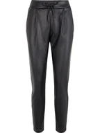 Spodnie damskie - Vero Moda Spodnie "VMEVA" w kolorze czarnym - miniaturka - grafika 1