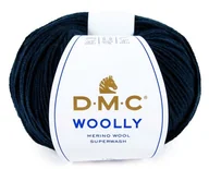 Pasmanteria - Włóczka DMC Woolly 100% wełna merino kol. 7 granatowy - miniaturka - grafika 1