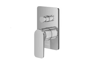 Kohlman Wexpo Bateria wannowo-prysznicowa podtynkowa chrom QW210W - Baterie podtynkowe - miniaturka - grafika 1