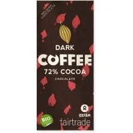 Zdrowa żywność - Oxfam Fair Trade CZEKOLADA GORZKA Z KAWAŁKAMI KAWY FAIR TRADE BIO 100 g - OXFAM - miniaturka - grafika 1
