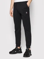 Spodnie sportowe męskie - le coq sportif Spodnie dresowe 2120215 Czarny Regular Fit - miniaturka - grafika 1