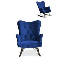 Fotele - Fotel uszak skandynawski Luna bujany Family Meble - miniaturka - grafika 1