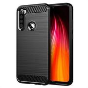 Etui i futerały do telefonów - Hurtel Carbon Case elastyczne etui pokrowiec Xiaomi Redmi Note 8T czarny - miniaturka - grafika 1