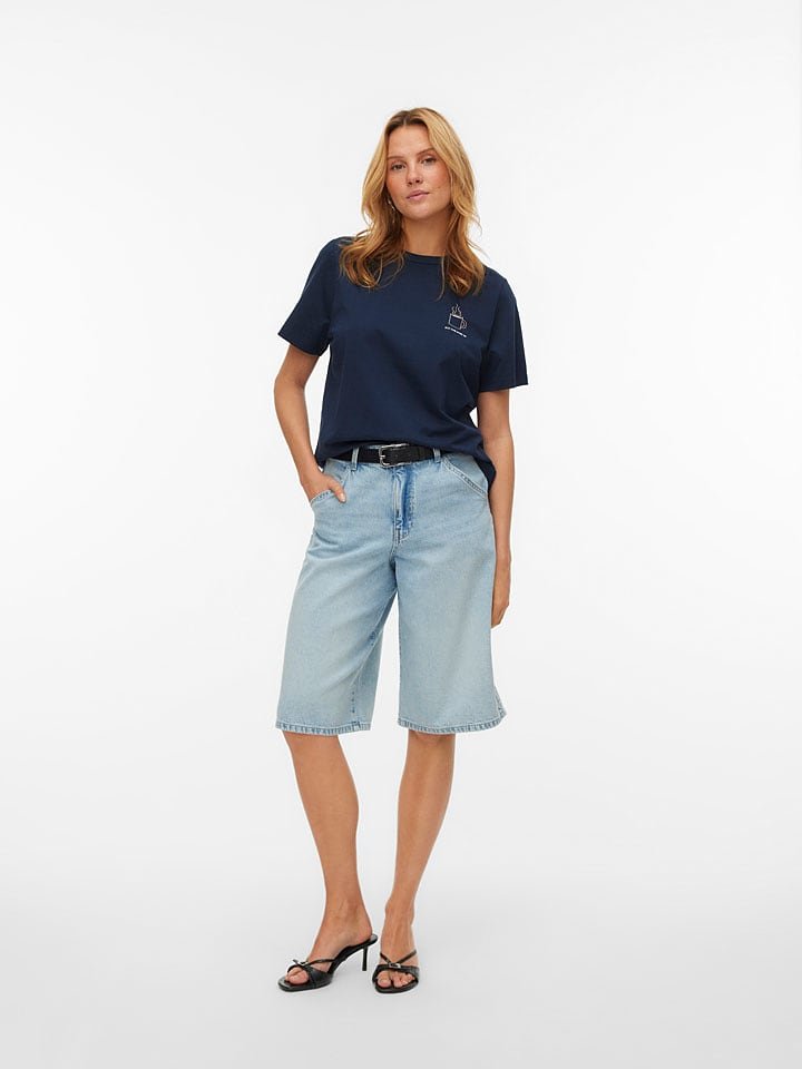 Vero Moda Koszulka w kolorze granatowym