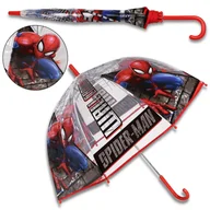 Parasole - MARVEL Spider Man Transparentna parasolka automatyczna składana, dla chłopca - miniaturka - grafika 1