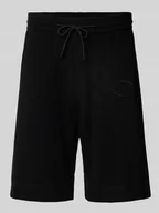 Spodenki męskie - Szorty z dzianiny dresowej z wyhaftowanym logo model ‘Heritage’ - miniaturka - grafika 1