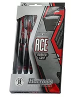 Dart - Rzutki Lotki Harrows Ace Ruber Grip 16 Gram + Grot - miniaturka - grafika 1
