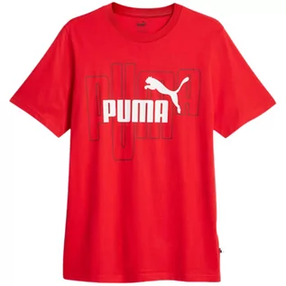 Koszulki sportowe męskie - Koszulka fitness męska Puma Graphics No. 1 Logo Tee - grafika 1