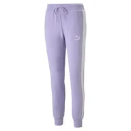 Spodnie damskie - Damskie Spodnie PUMA ICONIC T7 TRACK PANTS TR CL (S) 53008325 – Fioletowy - miniaturka - grafika 1
