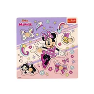 Puzzle - Trefl, Minnie Mouse, Drewniane Puzzle Mini, 5 El. - miniaturka - grafika 1